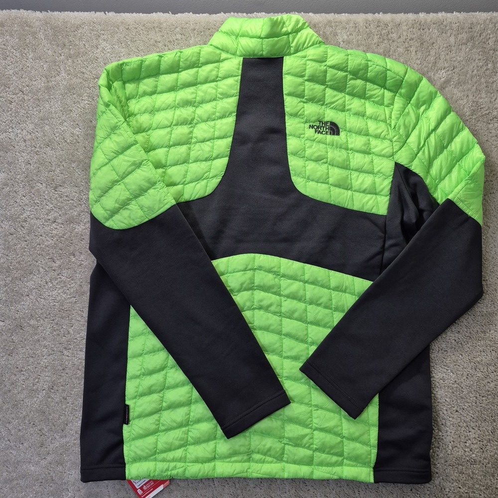 The North Face Jacket Mens XL Slim Thermoball Green Quilted Insulated Preppy - Picture 11 of 12